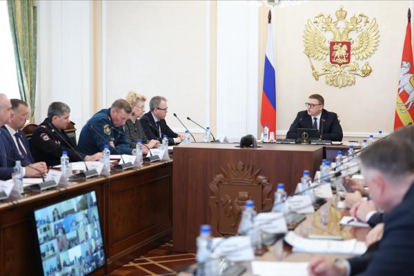 Алексей Текслер провел заседание региональной комиссии по чрезвычайным ситуациям