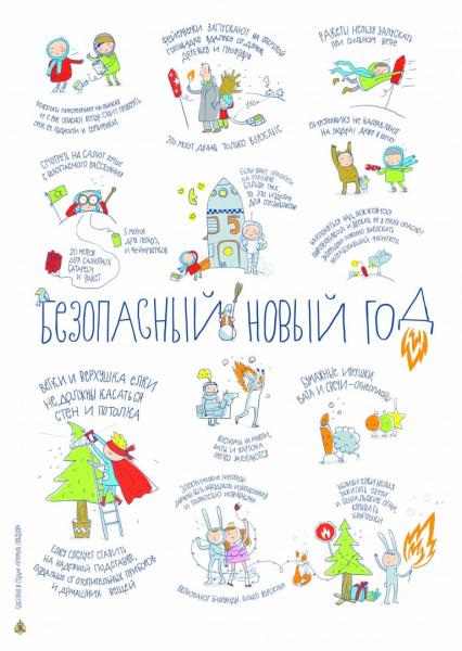 Уже через две недели наступит Новый год. Чтобы этот праздник прошел безопасно, мы подготовили памятку