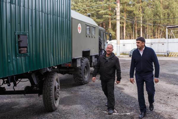 Златоуст отправил в зону проведения специальной военной операции еще одну полевую баню