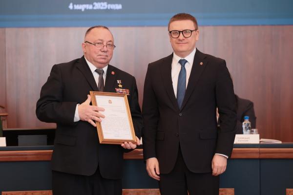 Герой России, советник главы Златоустовского городского округа Сергей Зяблов отмечен Благодарственным письмом губернатора Челябинской области